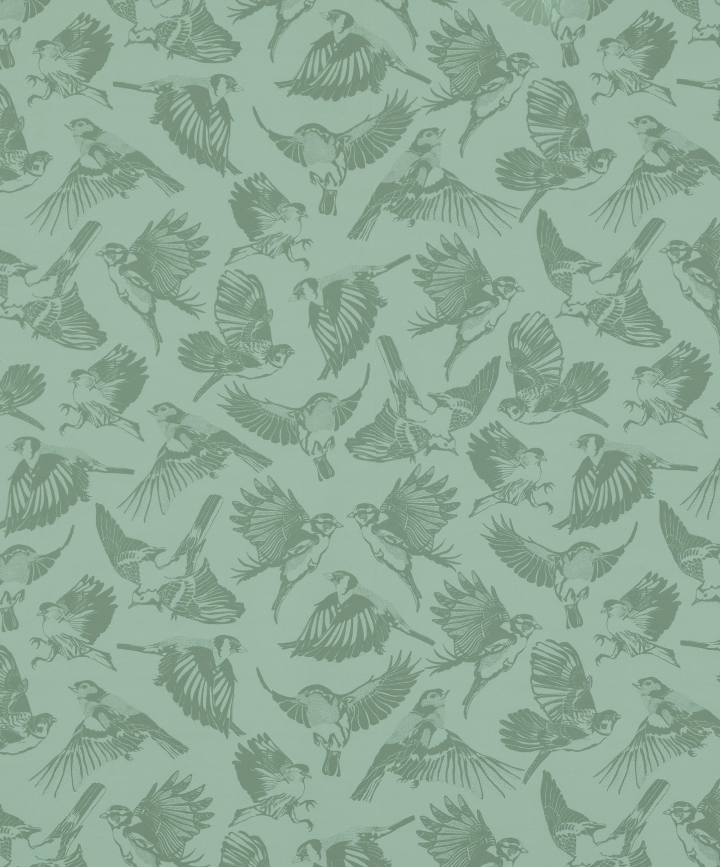 Green Birds - Verdigris