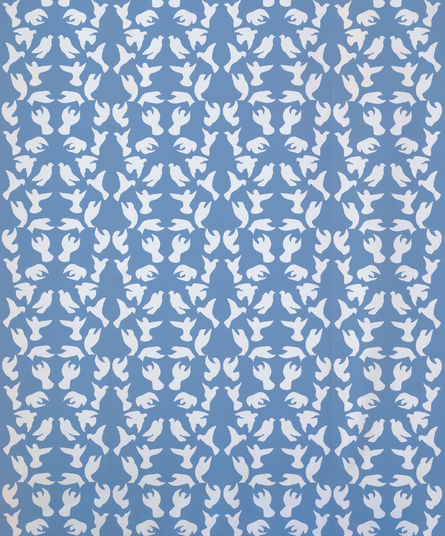 Dancing Doves - Flax Flower Blue