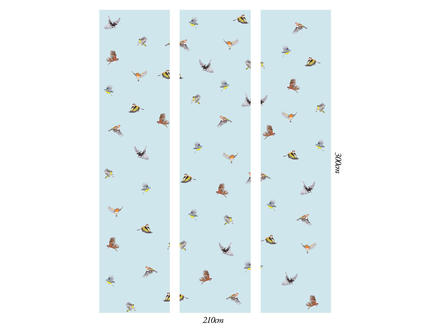 Small British Birds - Palest Blue