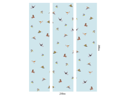 Small British Birds - Palest Blue
