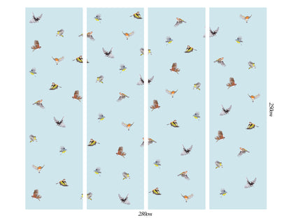 Small British Birds - Palest Blue