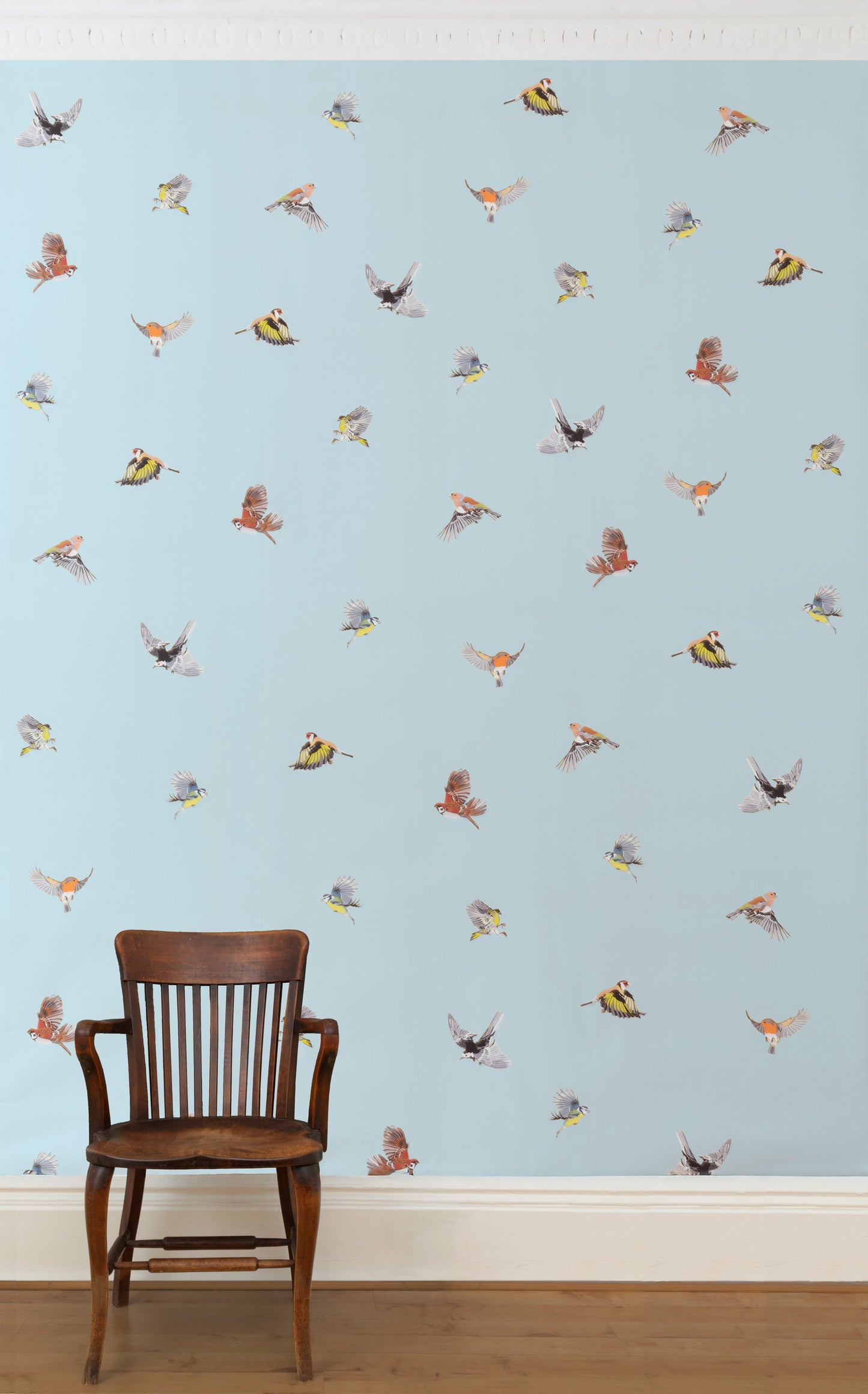 Small British Birds - Palest Blue