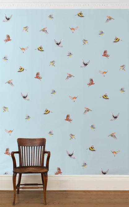 Small British Birds - Palest Blue