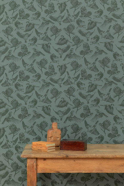 Green Birds - Library Green