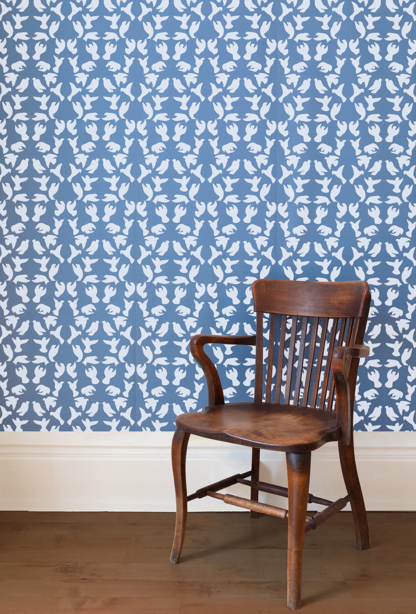 Dancing Doves - Flax Flower Blue