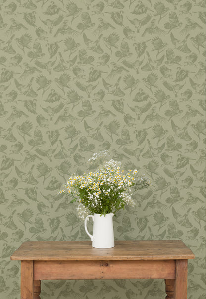 Green Birds - Olive