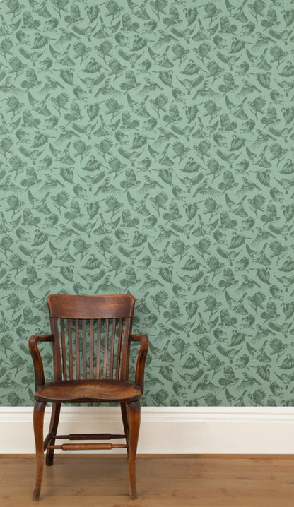 Green Birds - Verdigris