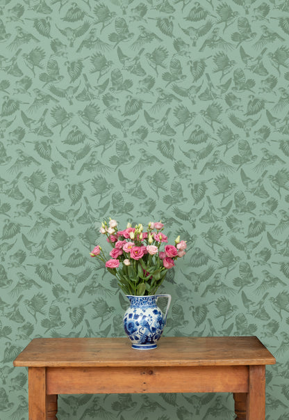 Green Birds - Verdigris