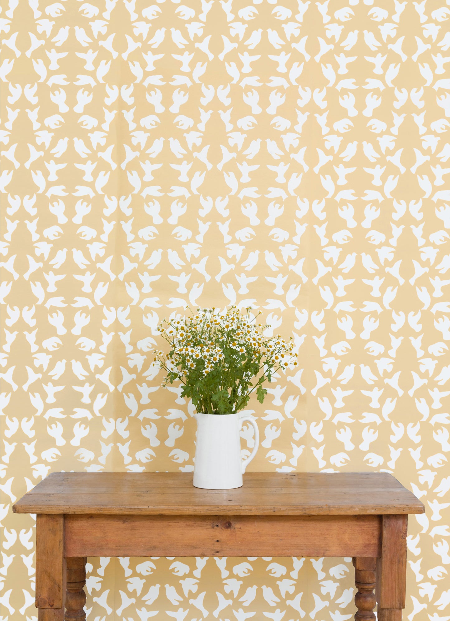 Dancing Doves - Sand Yellow